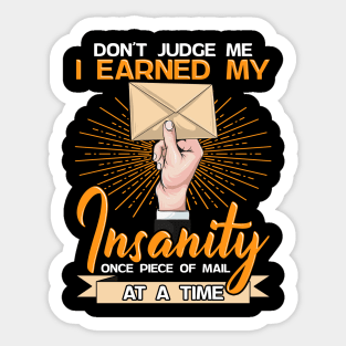 Funny Postal Worker Mail Carrier Courier Gift Sticker